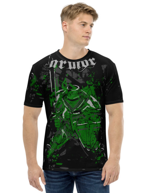 Men's Green Armor of God Christian T-shirt